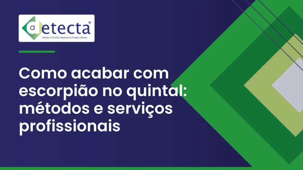 Capa do artigo sobre como acabar com escorpião no quintal.